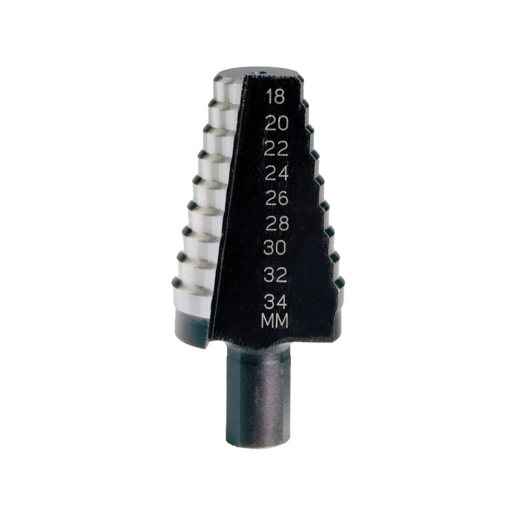 Metric Hole Enlarging HSS Step Drill Bit for Metal Sheet Tube Drilling