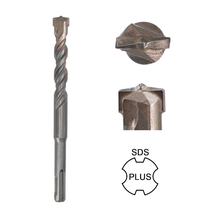 Imported Carbide Tip Auto Vacuum Welding S4 Flute SDS Plus Hammer Drill Bit